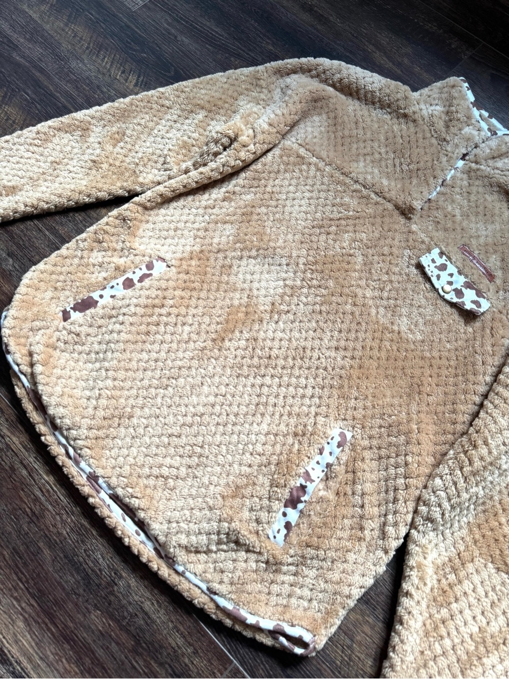Cozy Tan Fleece Simply Southern Jacket L - Picture 6 of 6